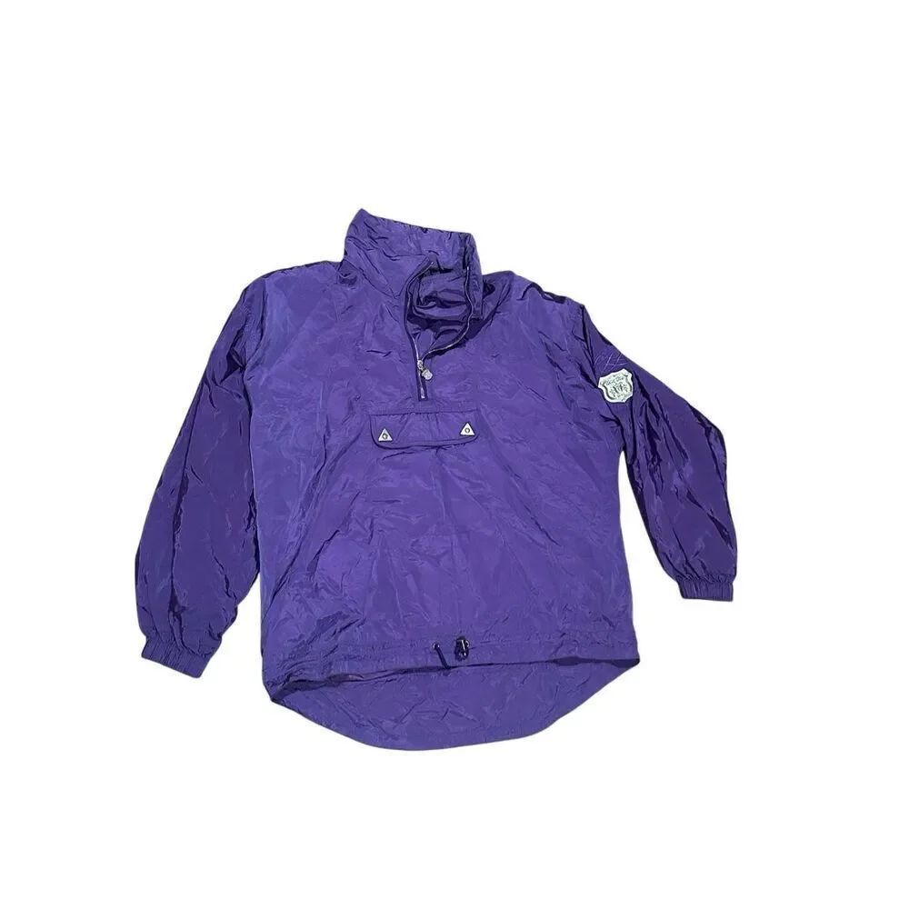 Kaelin purple Anorak pullover jacket vintage windbreaker ski 12 L